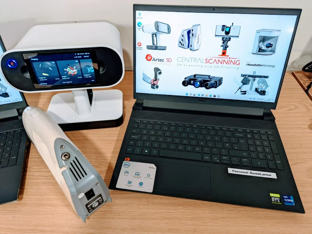 rent professional 3d scanner